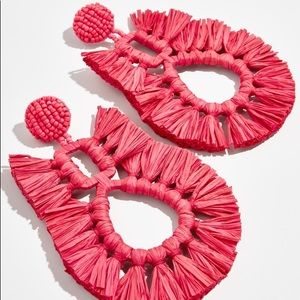 NWT Baublebar Celia Raffia Earrings